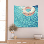 Swimming Pool VII Wall Tapestry Gallery Image 2