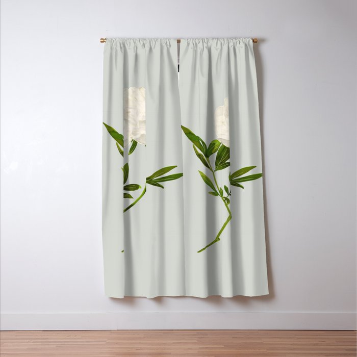 White Rose 2 Window Curtain Gallery Image 3