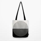 Circular Lines III Black & White Tote Bag Gallery Image 2