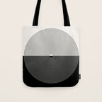 Circular Lines III Black & White Tote Bag Gallery Image 1