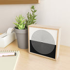 Circular Lines III Black & White Mini Art Print Gallery Image 2