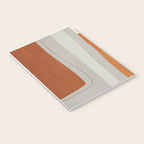 Rust Navy Gray Modern Abstract Notebook Gallery Image 3
