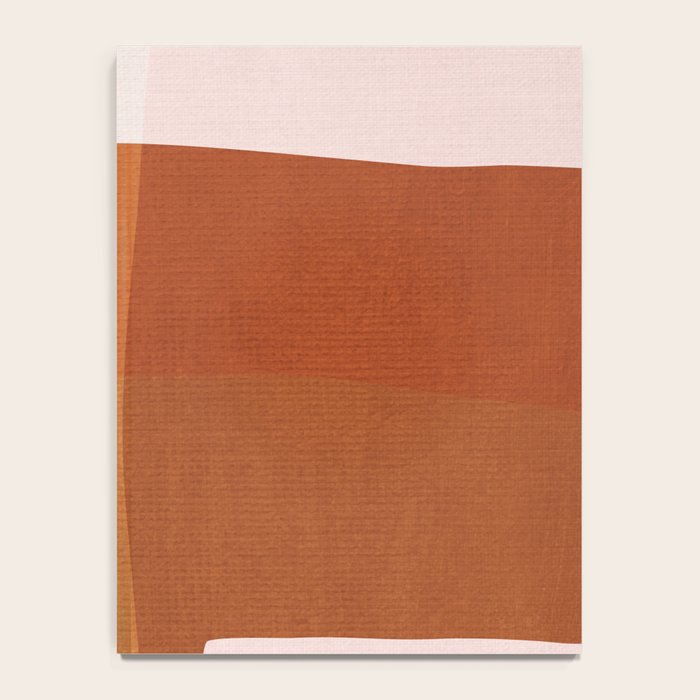 Rust Navy Gray Modern Abstract Notebook Gallery Image 4