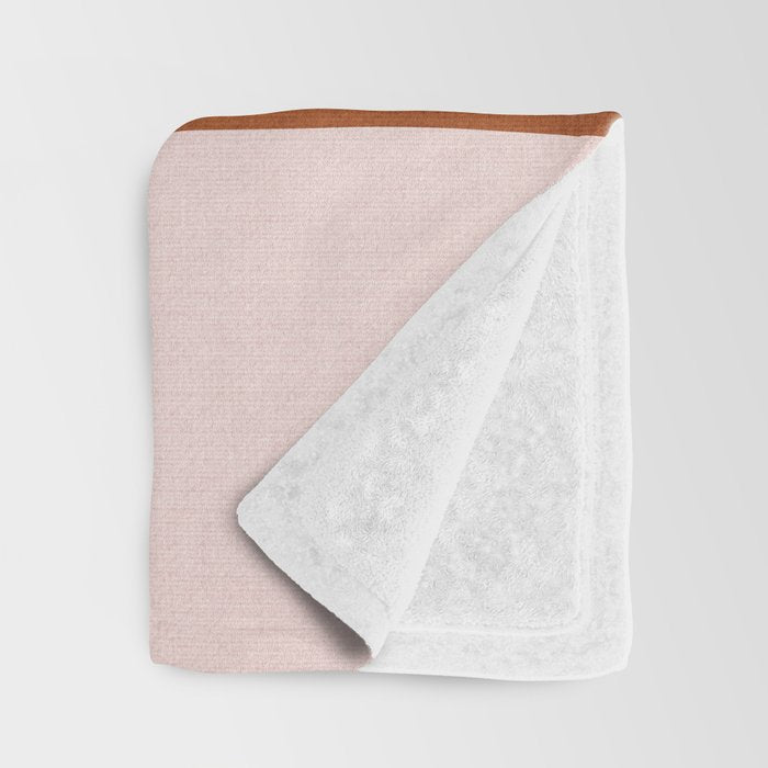 Rust Navy Gray Modern Abstract Throw Blanket Gallery Image 3