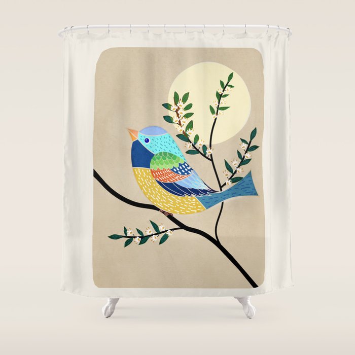 Abstract Flight 23 Shower Curtain Gallery Image 1