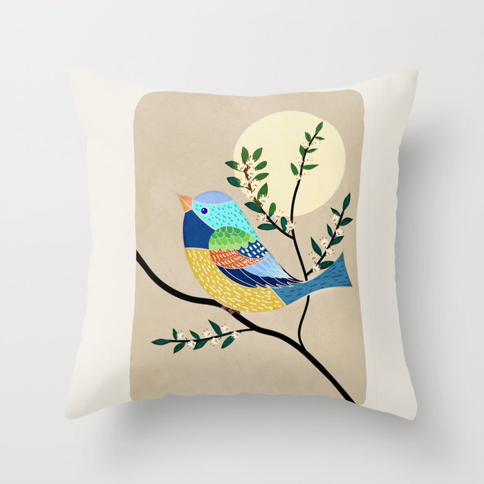 Abstract Flight 23 Throw Pillow Gallery Image 1