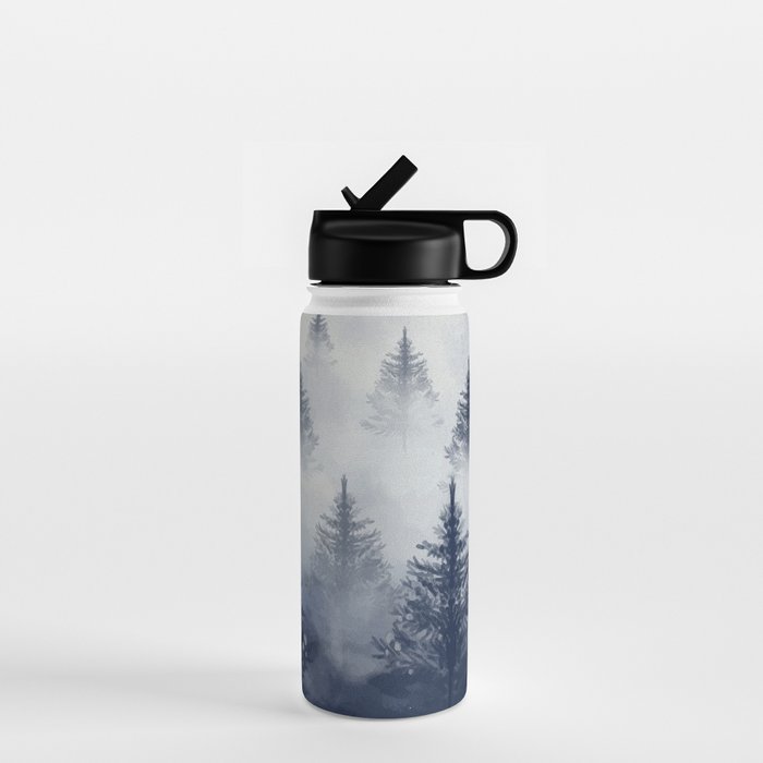 Foggy Forest 2 Water Bottle Gallery Image 1
