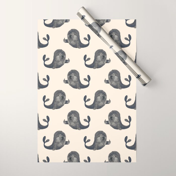 Seal Of Approval Wrapping Paper Gallery Image 1