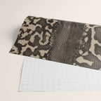 Snake Boa Skin - Bold Reptile Pattern in Neutral Tones Wrapping Paper Gallery Image 2