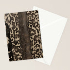 Snake Boa Skin - Bold Reptile Pattern in Neutral Tones Stationery Card Gallery Image 2