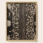 Snake Boa Skin - Bold Reptile Pattern in Neutral Tones Serving Tray Gallery Image 1