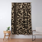 Snake Boa Skin - Bold Reptile Pattern in Neutral Tones Window Curtain Gallery Image 5