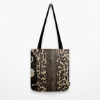 Snake Boa Skin - Bold Reptile Pattern in Neutral Tones Tote Bag Gallery Image 2