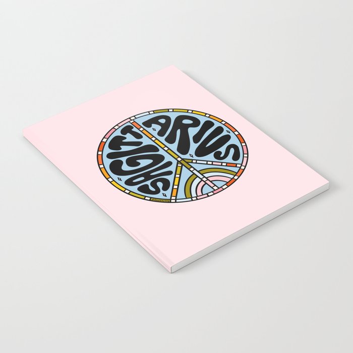 Sagittarius Peace Sign Notebook Gallery Image 2