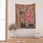 Organic Minimalist Layers 2 Wall Tapestry Gallery Image 2