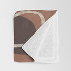 Organic Minimalist Layers 2 Throw Blanket Gallery Image 3