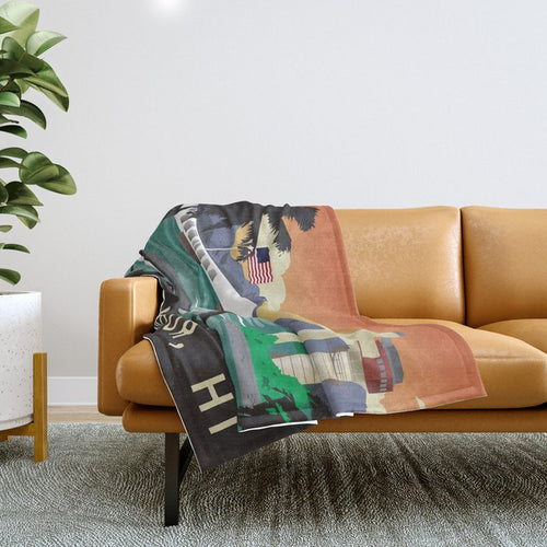 Pearl Harbor, Hi - Submarine Homeport Throw Blanket Gallery Image 1