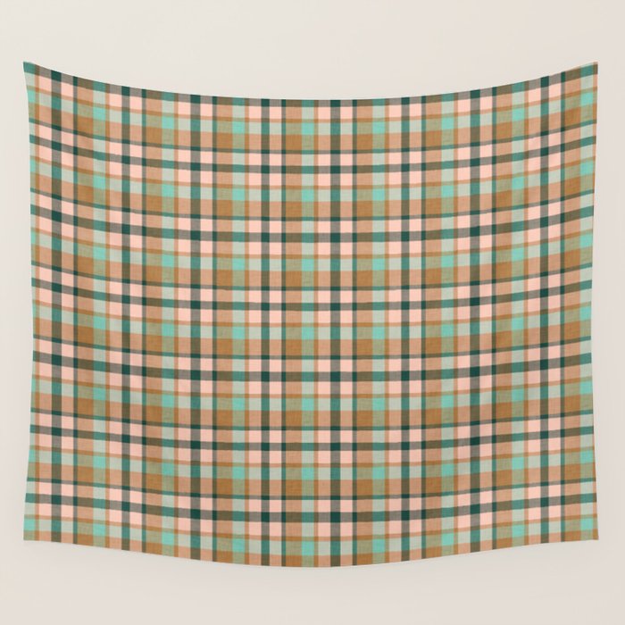 celtic plaid bronze Wall Tapestry Gallery Image 4