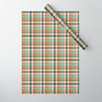 celtic plaid bronze Wrapping Paper Gallery Image 1