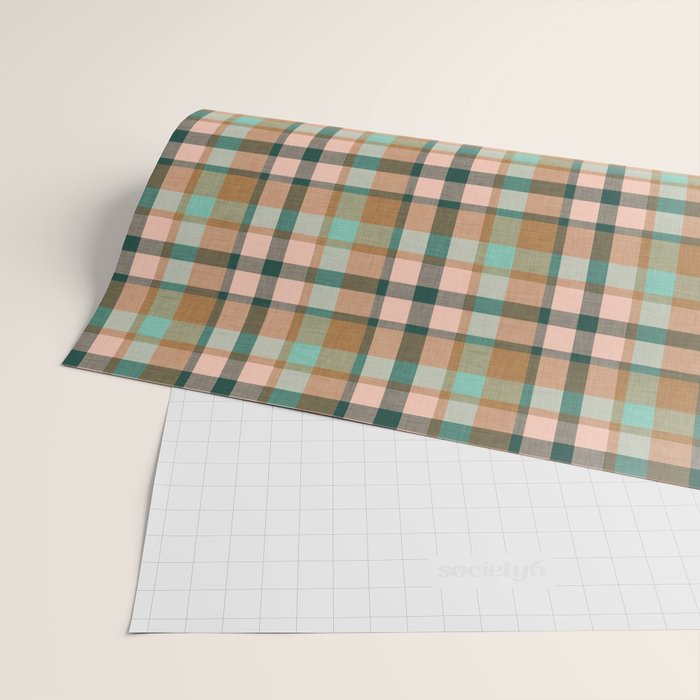 celtic plaid bronze Wrapping Paper Gallery Image 2