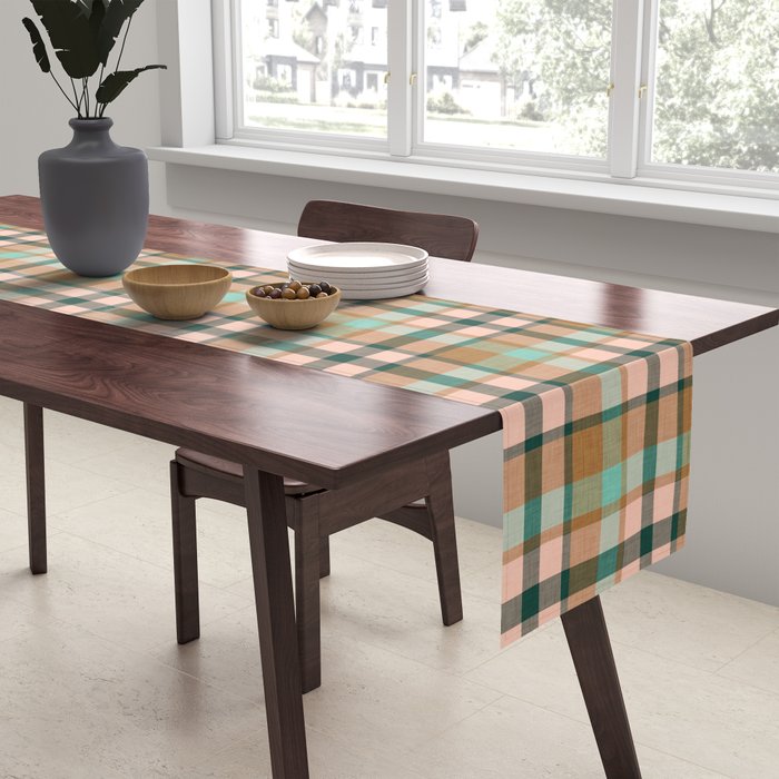 celtic plaid bronze Table Runner Gallery Image 2