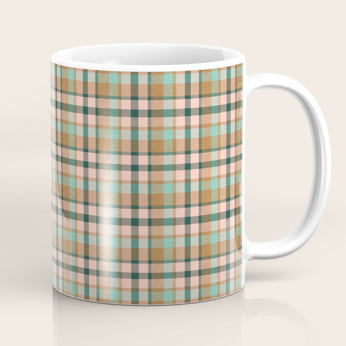 celtic plaid bronze Coffee Mug Gallery Image 1