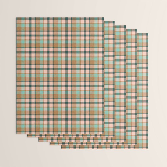 celtic plaid bronze Wrapping Paper Gallery Image 3