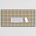 celtic plaid bronze Desk Mat Gallery Image 1