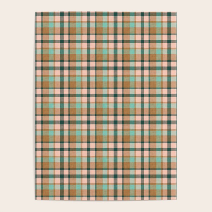 celtic plaid bronze Poster Gallery Image 4