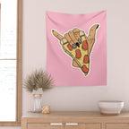 PIZZA SHAKA (LIGHT) Wall Tapestry Gallery Image 2