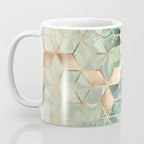 Leaves And Cubes Coffee Mug Gallery Image 3