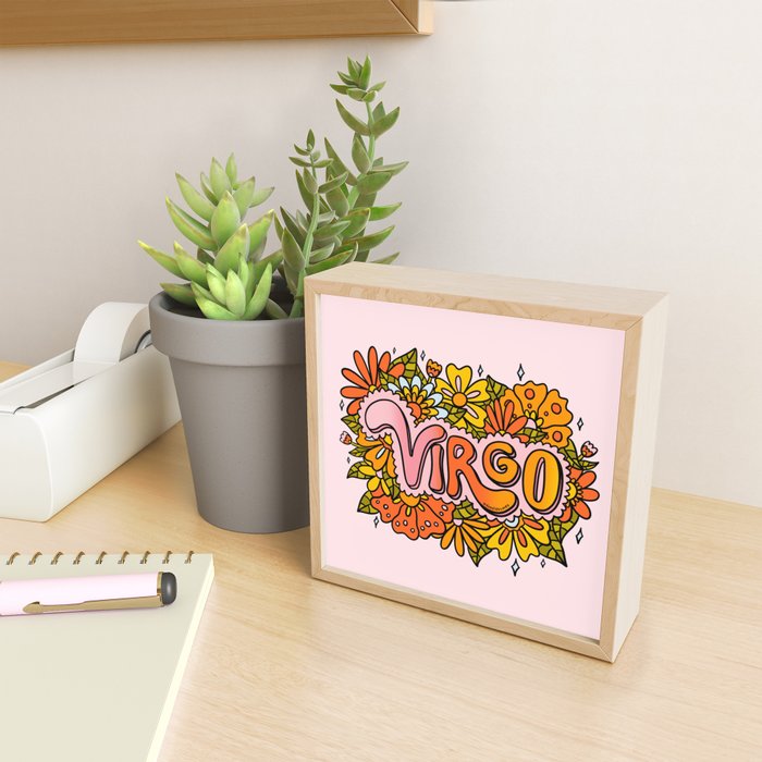 Virgo Flowers Mini Art Print Gallery Image 2