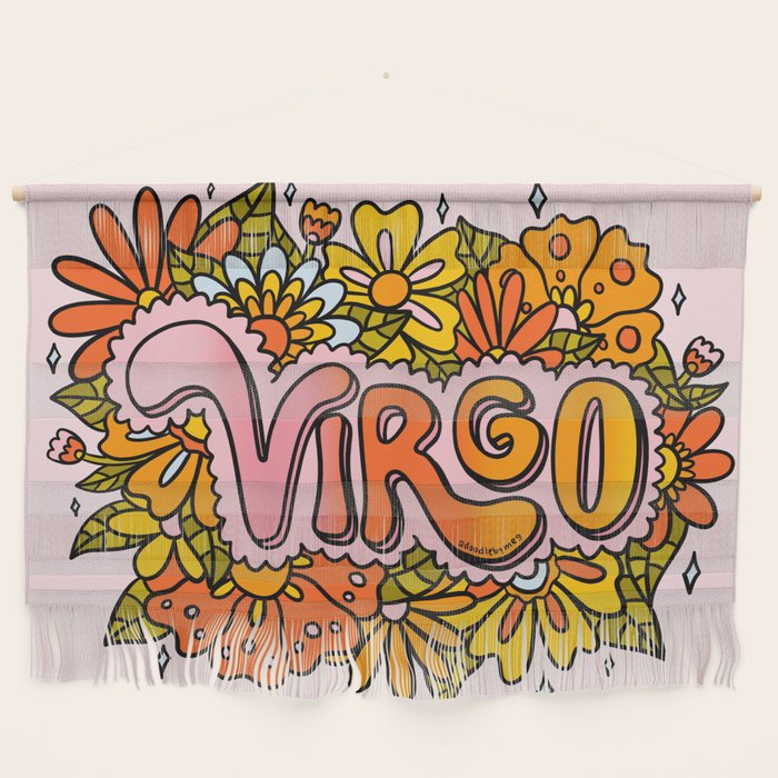 Virgo Flowers Wall Hanging Gallery Image 1