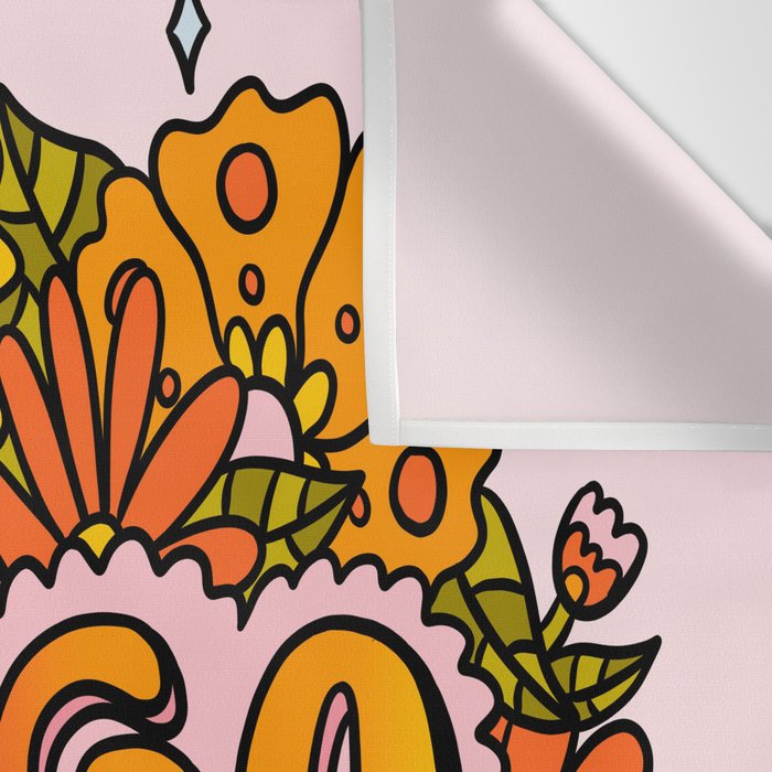 Virgo Flowers Wall Tapestry Gallery Image 3