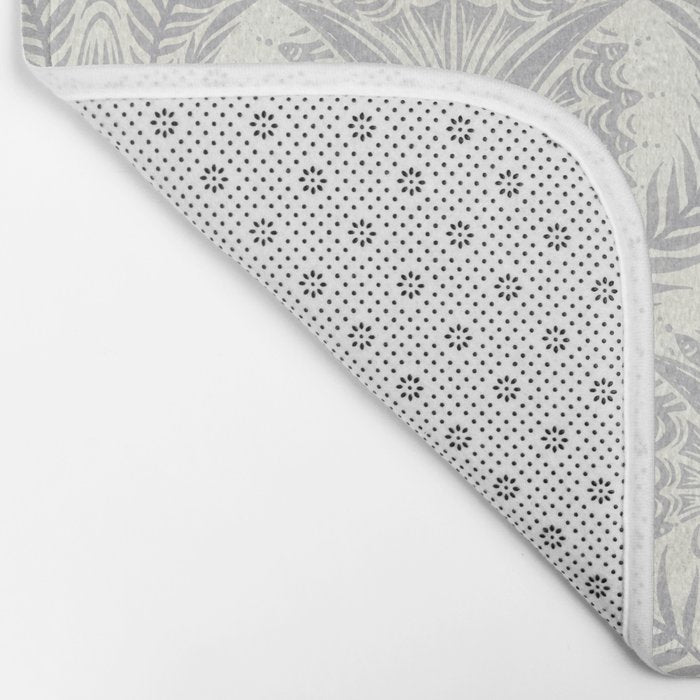 Triceratops Damask Bath Mat Gallery Image 2