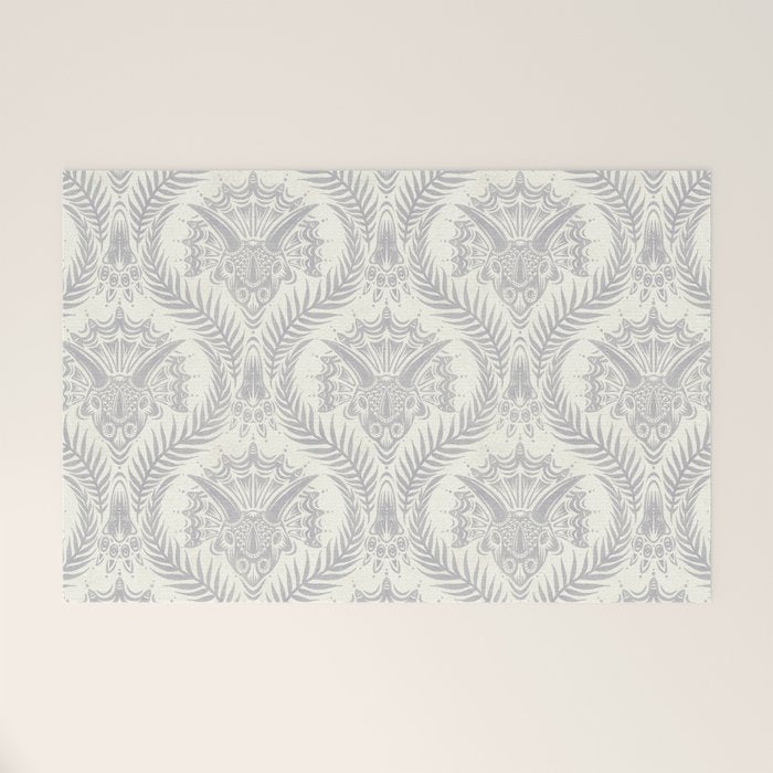 Triceratops Damask Welcome Mat Gallery Image 1