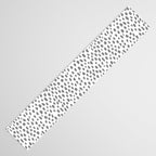 Gray Dalmatian Spots (gray/white) Table Runner Gallery Image 3
