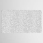Gray Dalmatian Spots (gray/white) Tablecloth Gallery Image 2