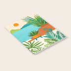 Bali Sunset View in Teal and Orange Notebook Gallery Image 2