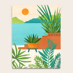 Bali Sunset View in Teal and Orange Notebook Gallery Image 4