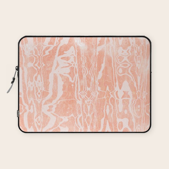 electric ave: peach Laptop Sleeve Gallery Image 1