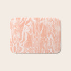 electric ave: peach Bath Mat Gallery Image 1