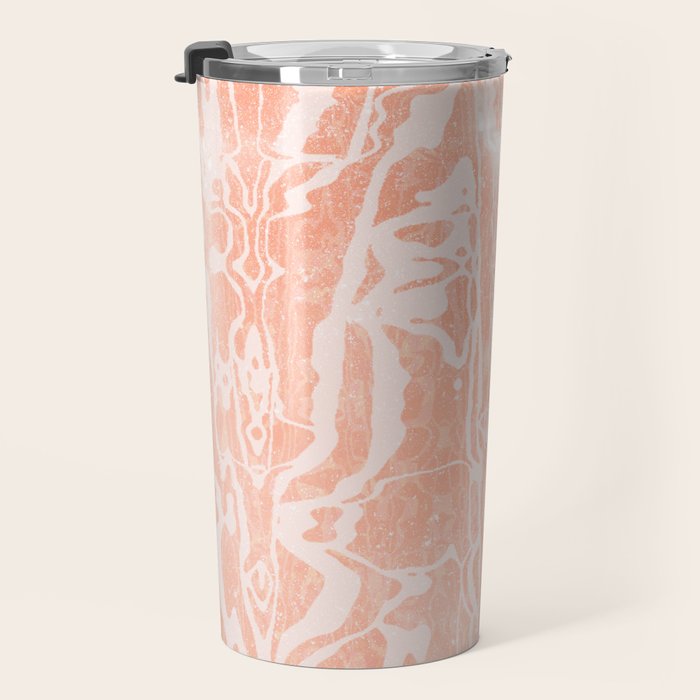 electric ave: peach Travel Mug Gallery Image 3