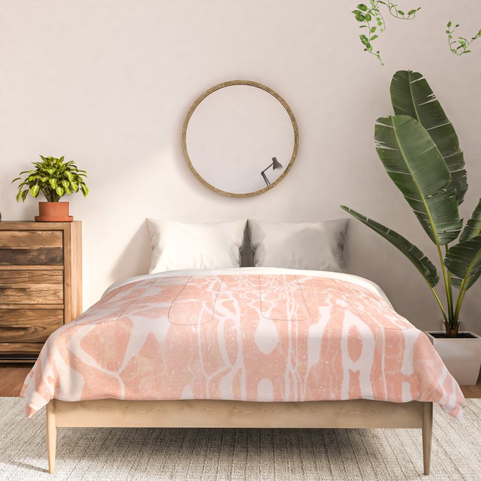 electric ave: peach Comforter Gallery Image 3
