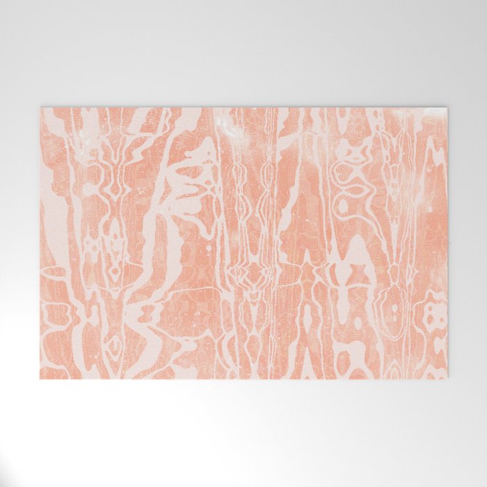 electric ave: peach Welcome Mat Gallery Image 1