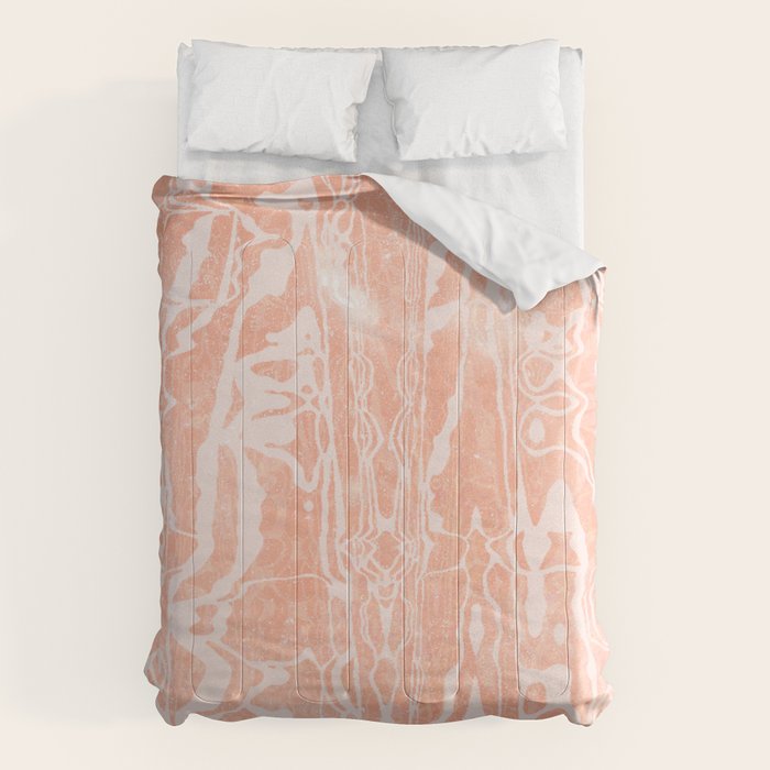 electric ave: peach Comforter Gallery Image 6