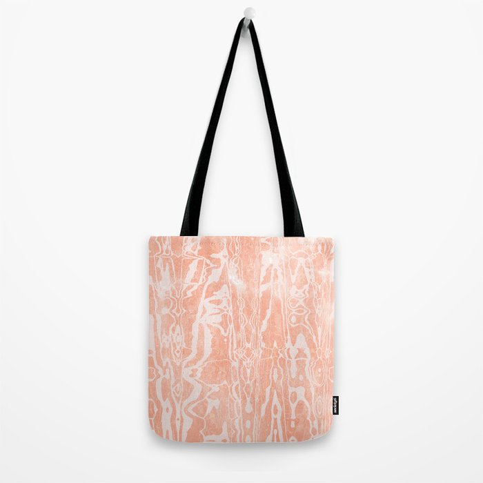 electric ave: peach Tote Bag Gallery Image 2