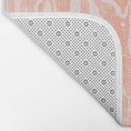 electric ave: peach Bath Mat Gallery Image 2