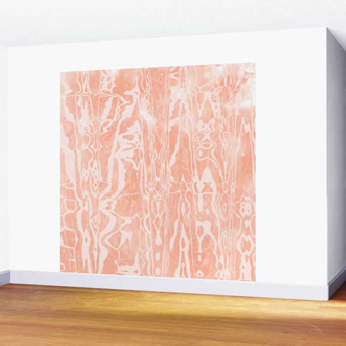 electric ave: peach Wall Mural Gallery Image 2