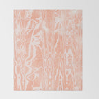 electric ave: peach Throw Blanket Gallery Image 2